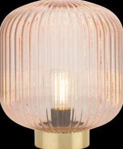 Bordlampe i glas - assorterede farver