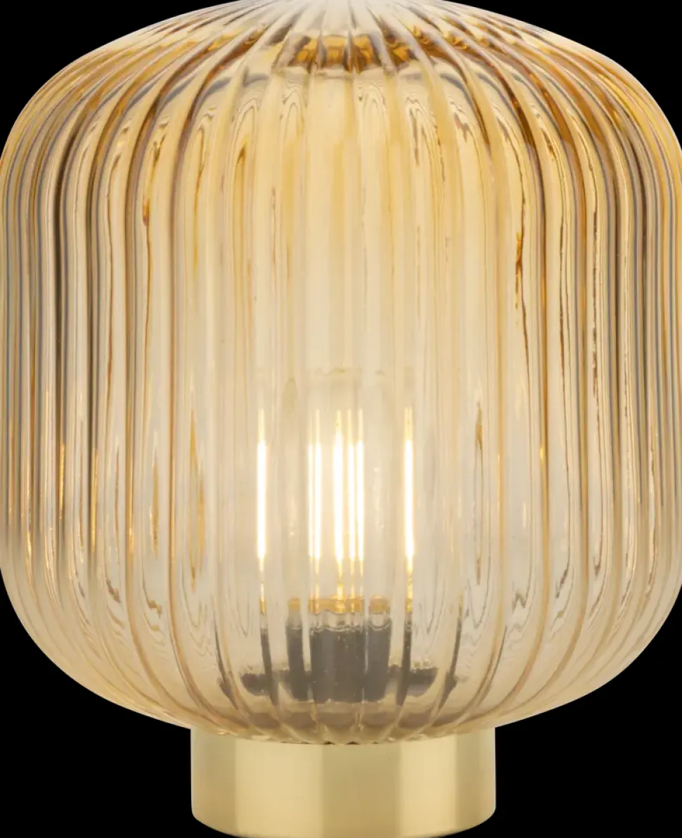 Bordlampe i glas - assorterede farver