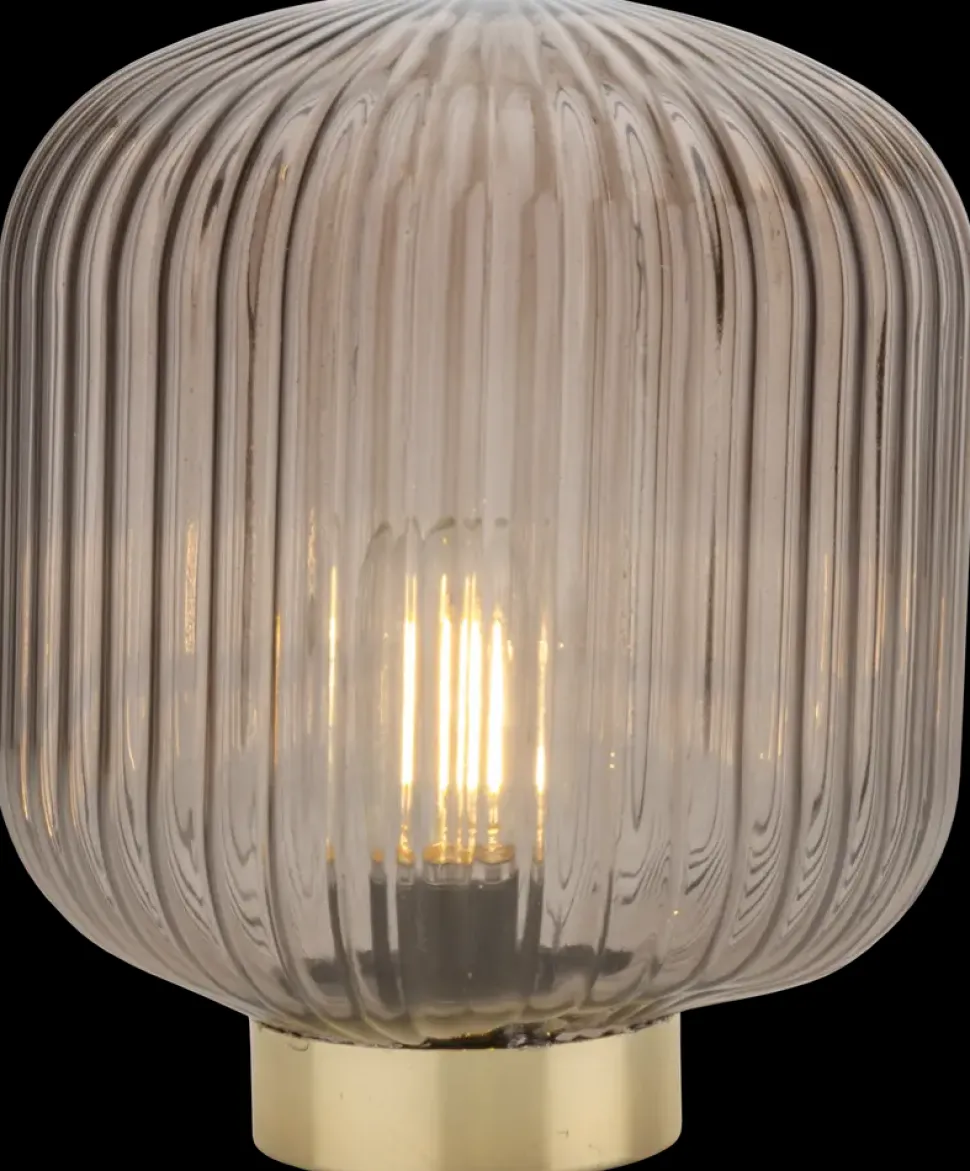 Bordlampe i glas - assorterede farver