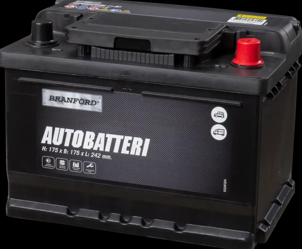 BRANFORD Autobatteri 12V 54 Ah (+h)