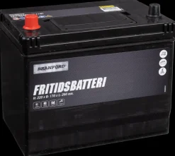 BRANFORD Fritidsbatteri 12V 75 Ah (+v)