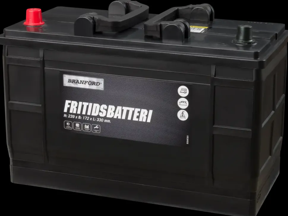 BRANFORD Fritidsbatteri 12V 110Ah (+v)