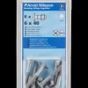 Bræddebolt + møtrik M6 x 40 mm 6-pak