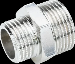 Brystnippel 3/4'' x 1/2'' - krom