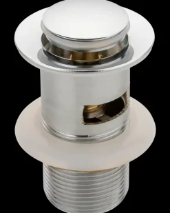Bundventil med pop-up 1 1/4'' - krom
