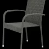 CADIZ Stabelstol Rattan - Grå