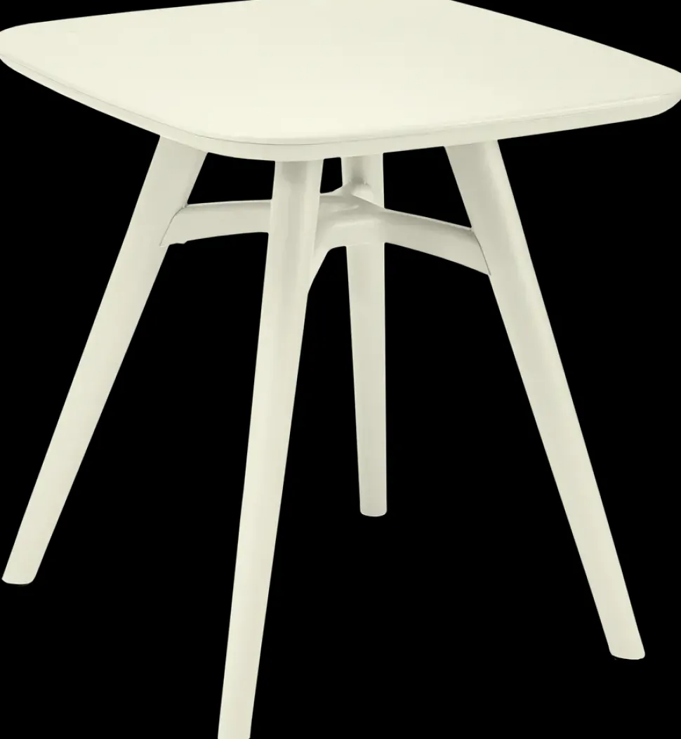Cafebord 71 x 71 cm - hvid