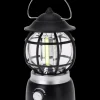 Campinglampe retro med LED H. 20 cm