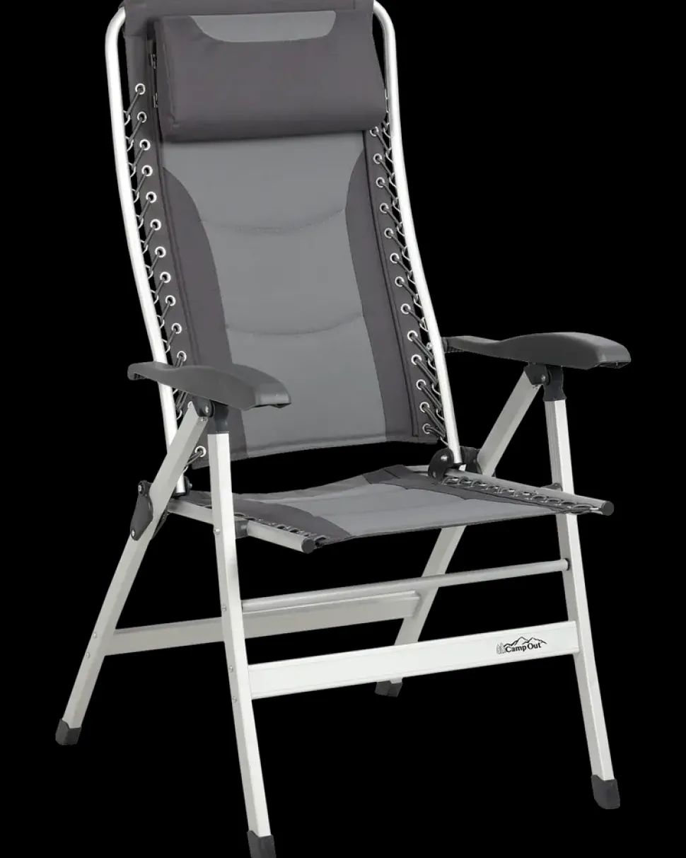 Campingstol aluminium og textiline
