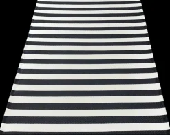 Campingtæppe 86 x 180 cm - sort/hvid