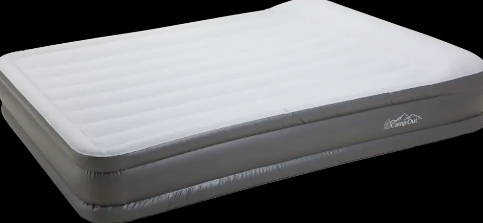 CampOut Luftmadras med indbygget pumpe 151x198cm