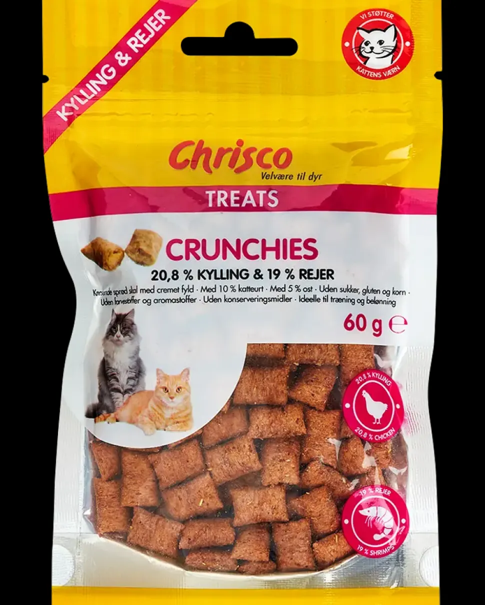 Chrisco Crunchies Kylling & Rejer 60 g