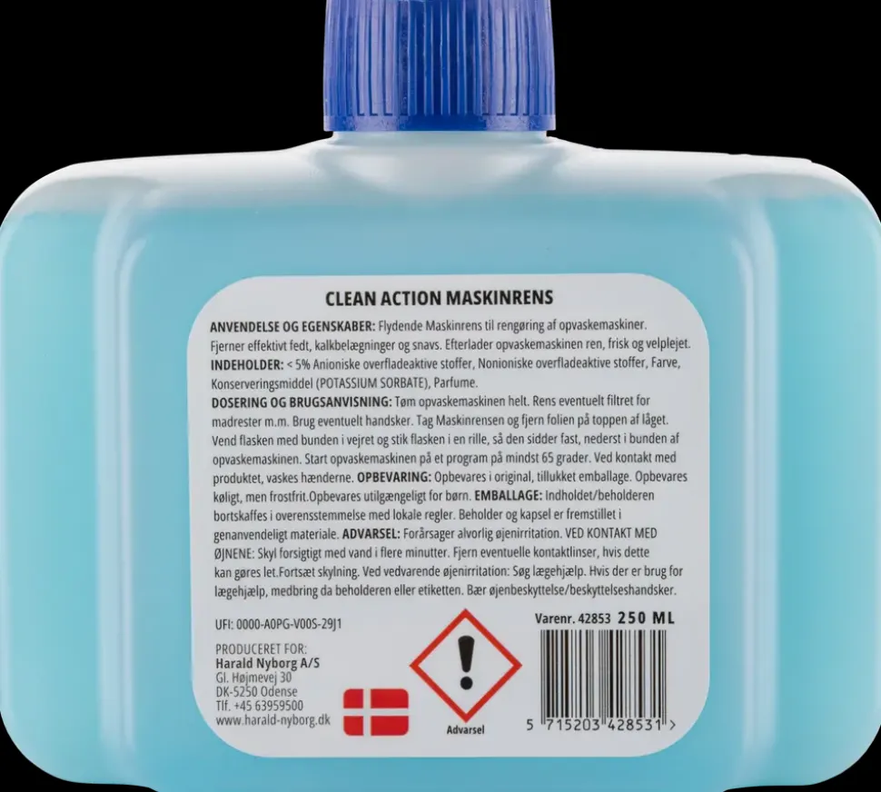 Clean Action Maskinrens 250 ml