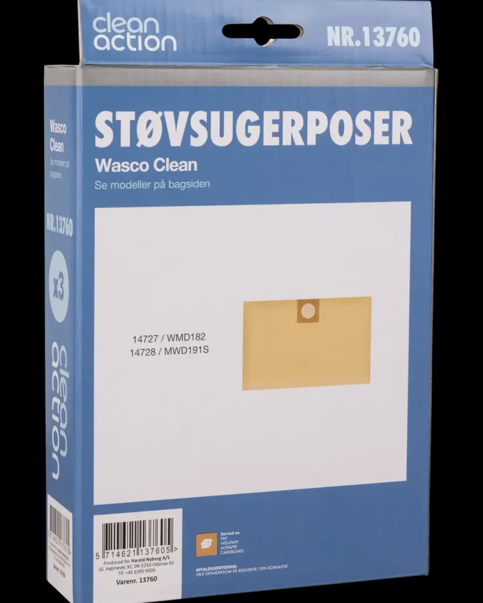 Clean Action Støvsugerpose til våd/tørstøvsuger