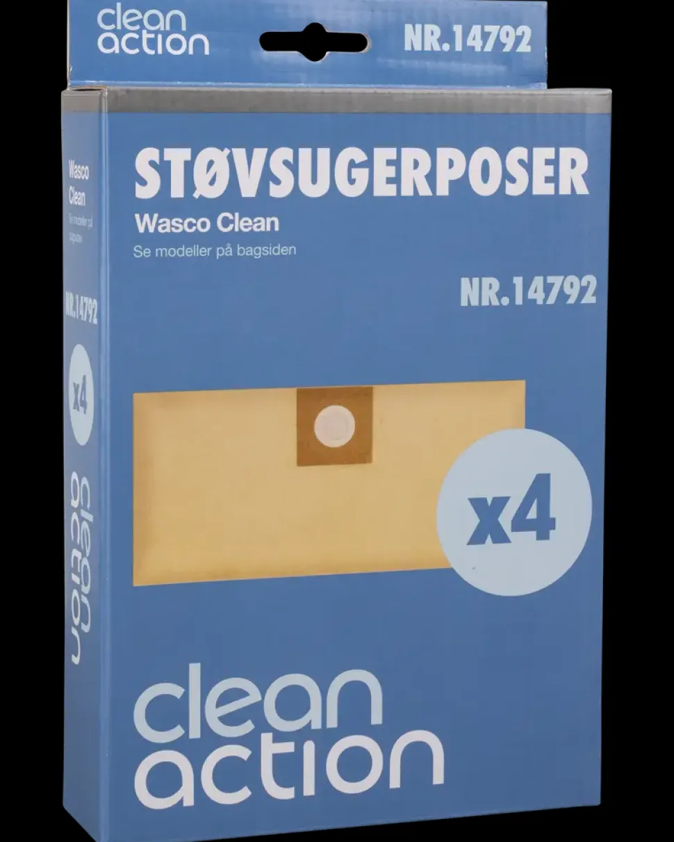 Clean Action Støvsugerpose til våd/tørstøvsuger 4pk