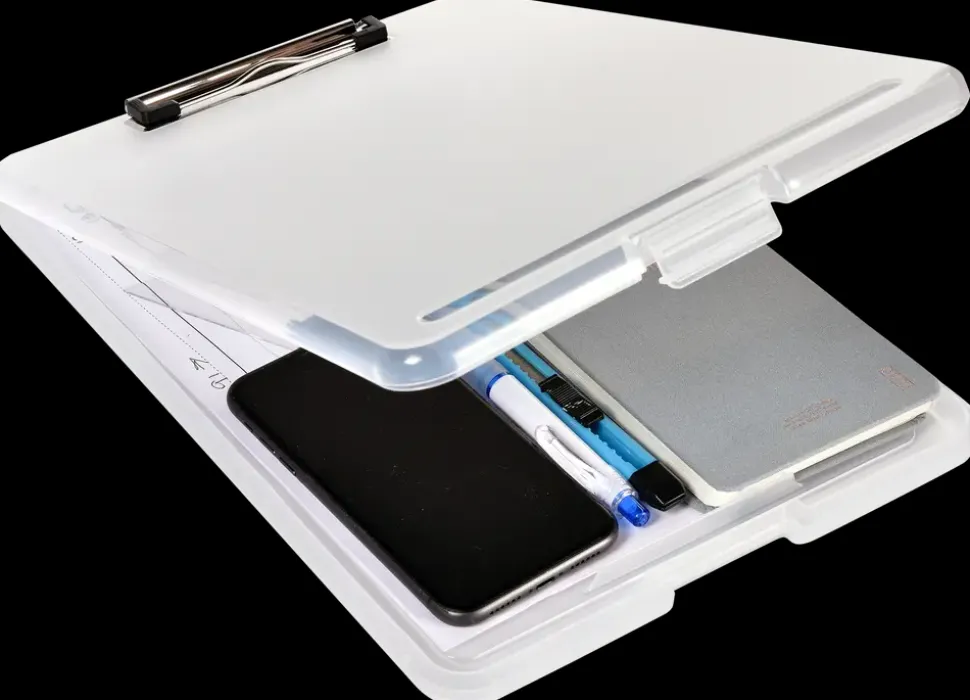 Clipboard med opbevaringsrum - A4