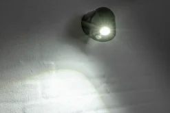 COB LED-lampe med sensor - sort