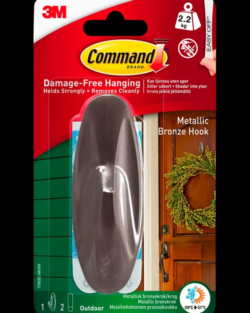 Command™ Metaldesignerkrog Ude - Bronze Stor