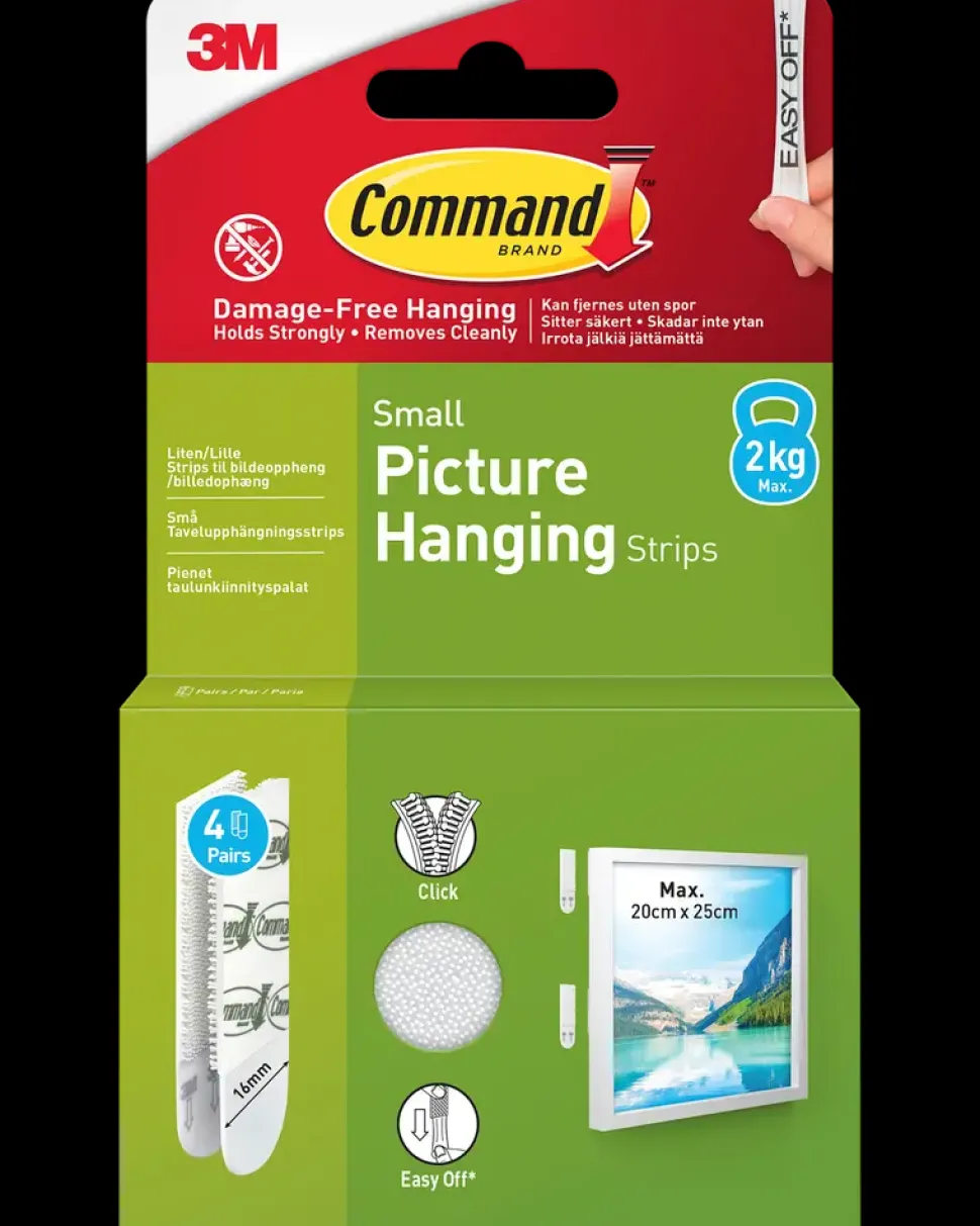 Command™ Strips Ophæng af billede - Hvid S
