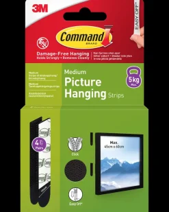 Command™ Strips Ophæng af billede - Sort M