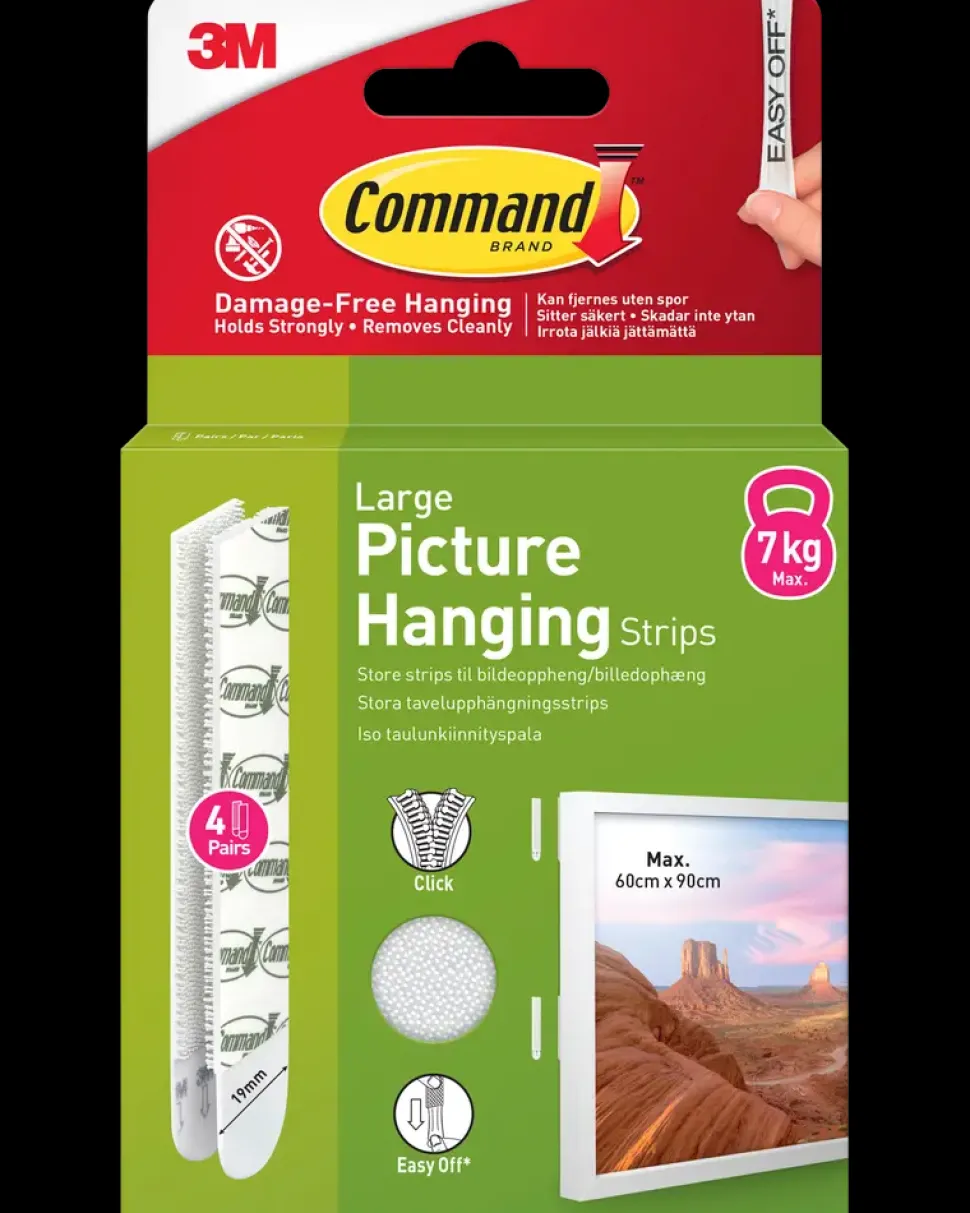 Command™ Strips Ophæng af billede - Hvid L