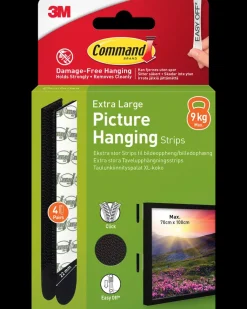 Command™ Strips Ophæng af billede - Sort XL