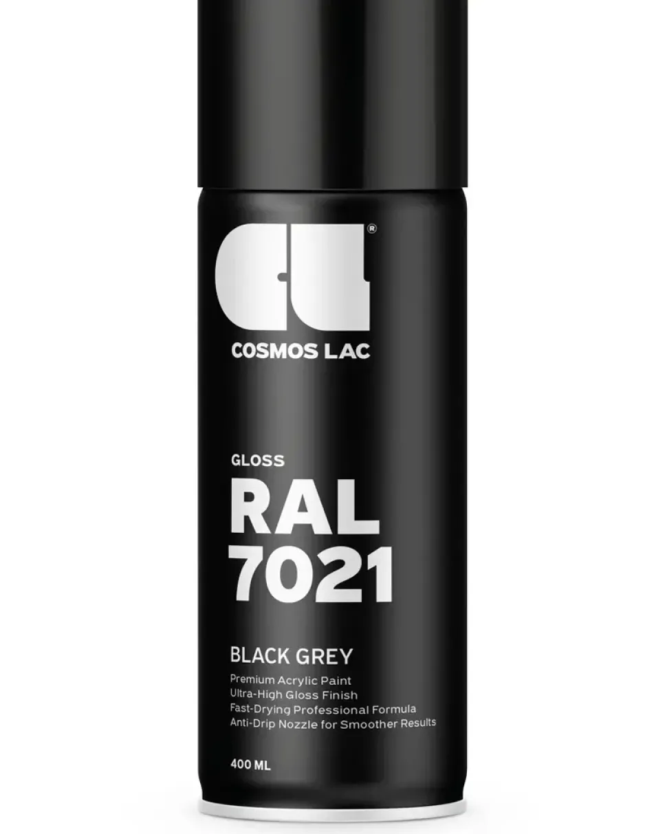 Cosmos Lac Spray BLACK GREY RAL7021