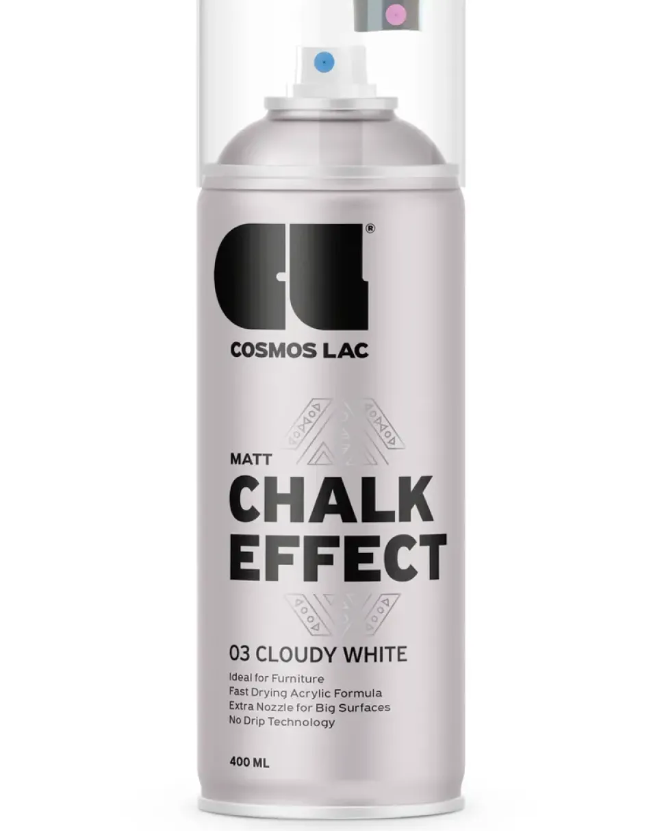 Cosmos Lac Spray Chalk Effekt - CLOUD WHITE