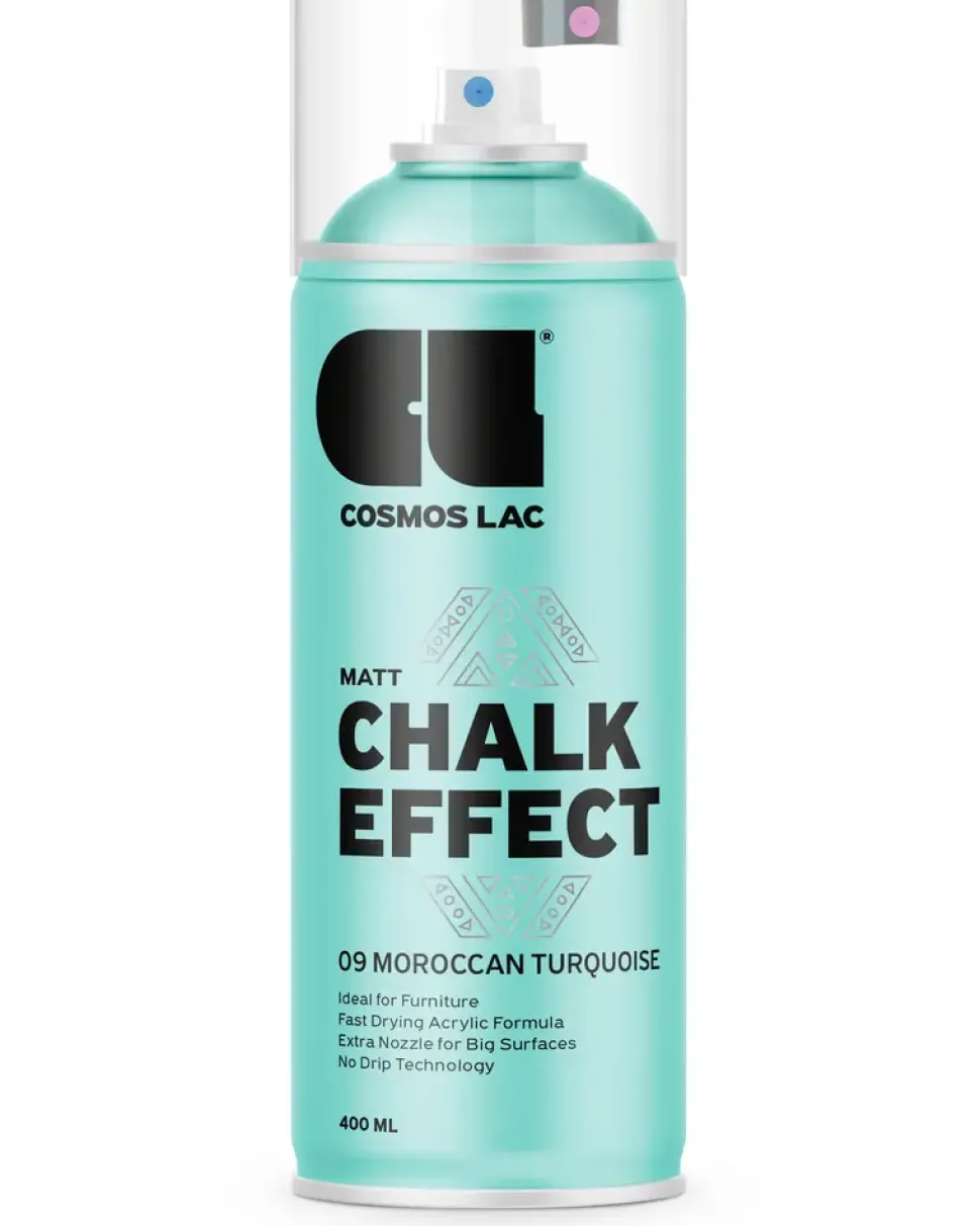 Cosmos Lac Spray Chalk Effekt - TURQUOISE
