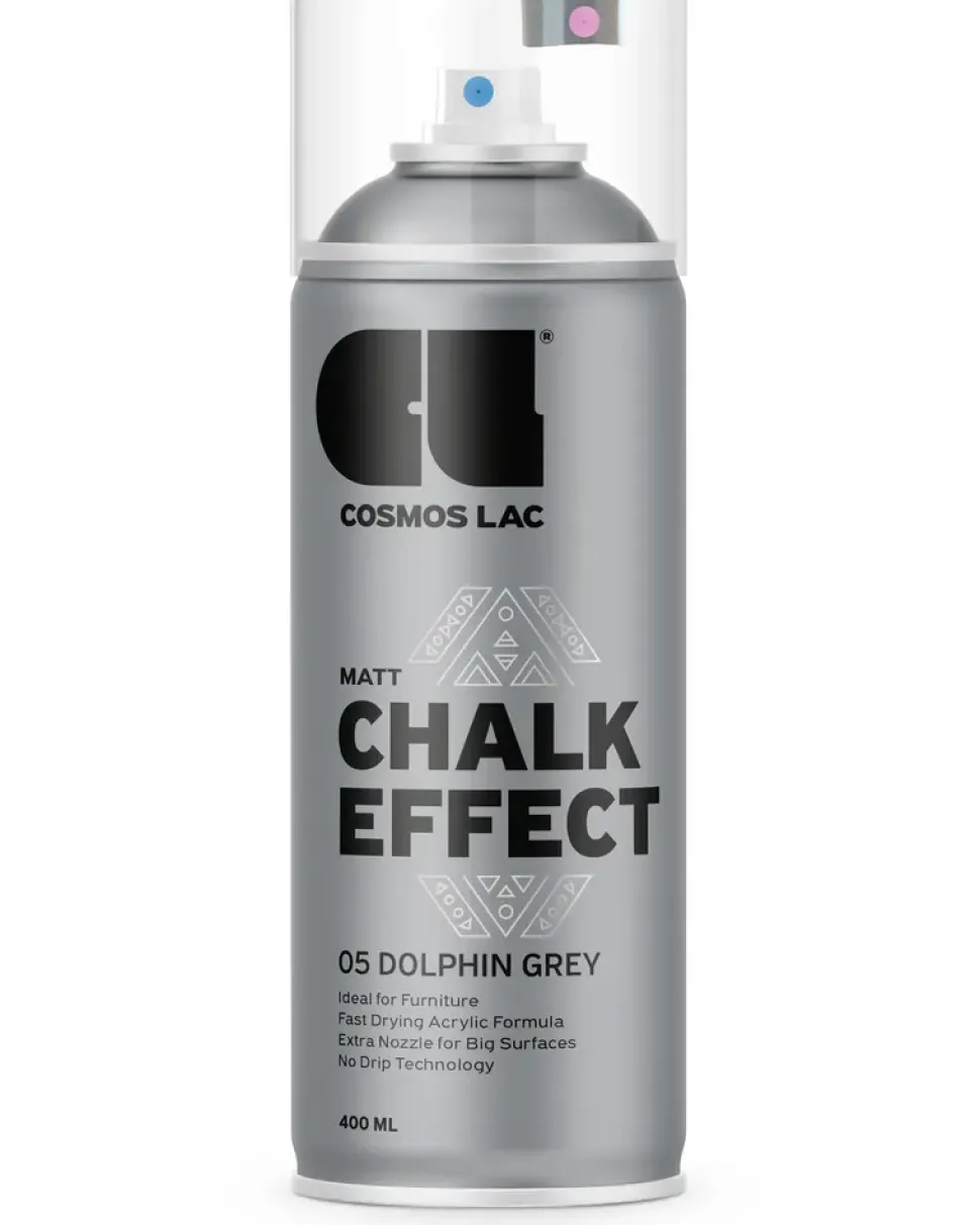 Cosmos Lac Spray Chalk Effekt - DOLPHIN GREY