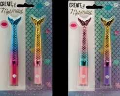 CREATEit Lipgloss mermaid 2 stk. - assorterede design