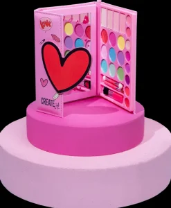 CREATEit Makeup palette med hjerte-cover