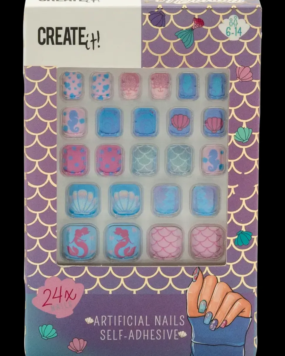 CREATEit Negle 24 stk. mermaid - assorterede design