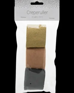 Crepepapir 3-pak - assorterede farver