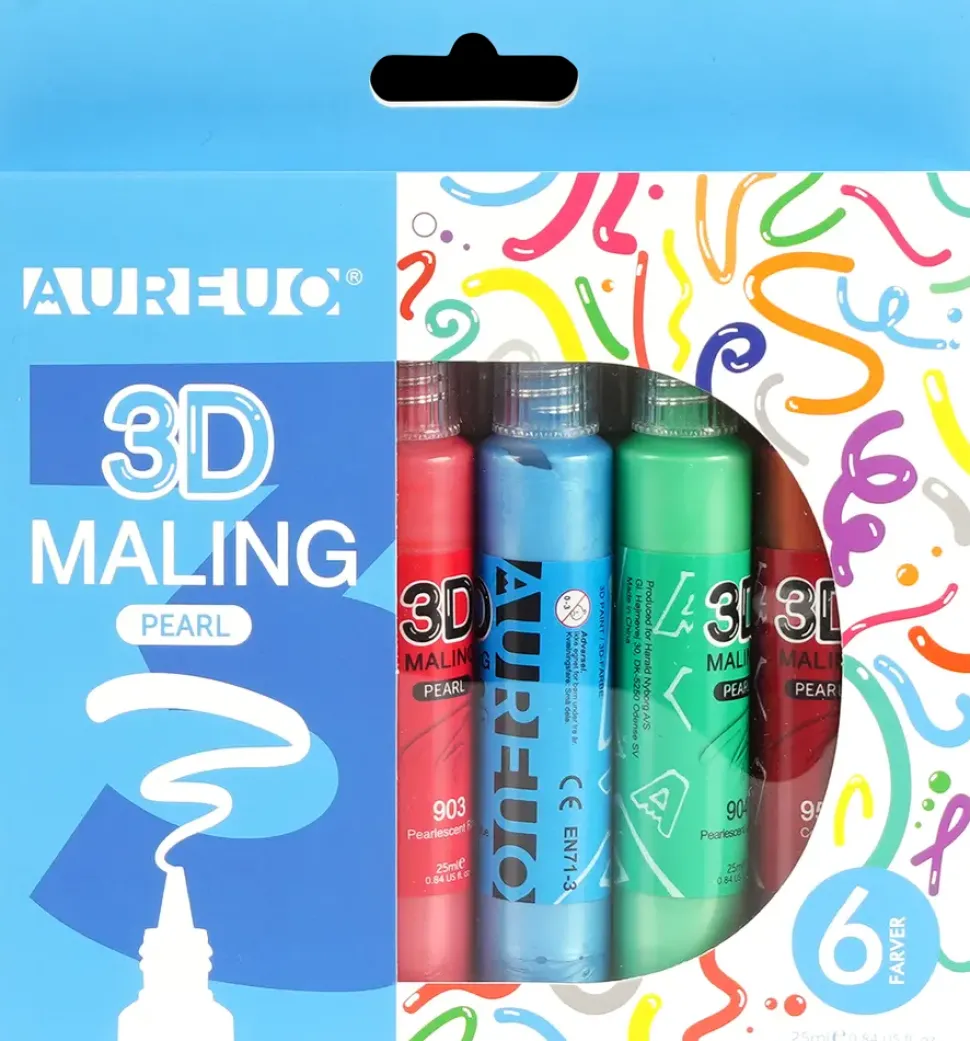 3D maling 6-pak pearl