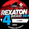 DAM 4 Braid 300 m 0,38 mm 22,8 kg - gul