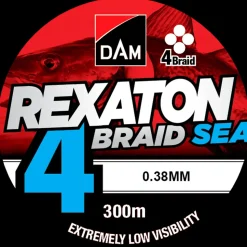DAM 4 Braid 300 m 0,38 mm 22,8 kg - gul