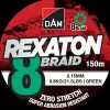 DAM Fletline 8 Braid 150 m 0,15 mm - grøn