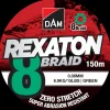 DAM Fletline 8 Braid 150 m 0,08 mm - grøn