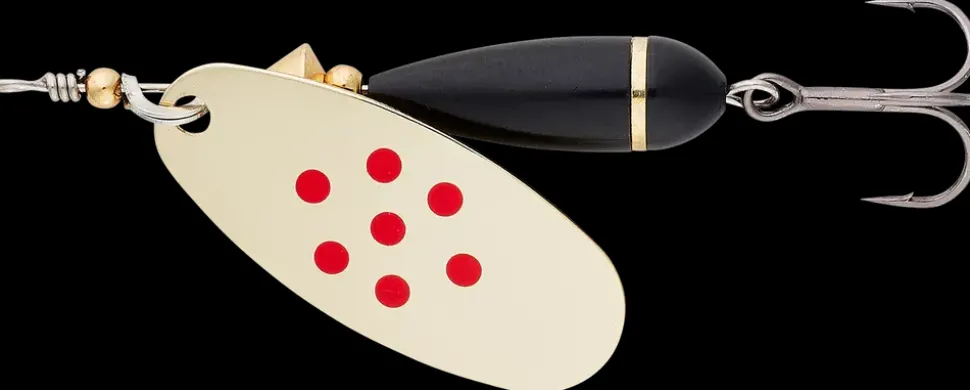 DAM Spinner #4 15 g Black Spots