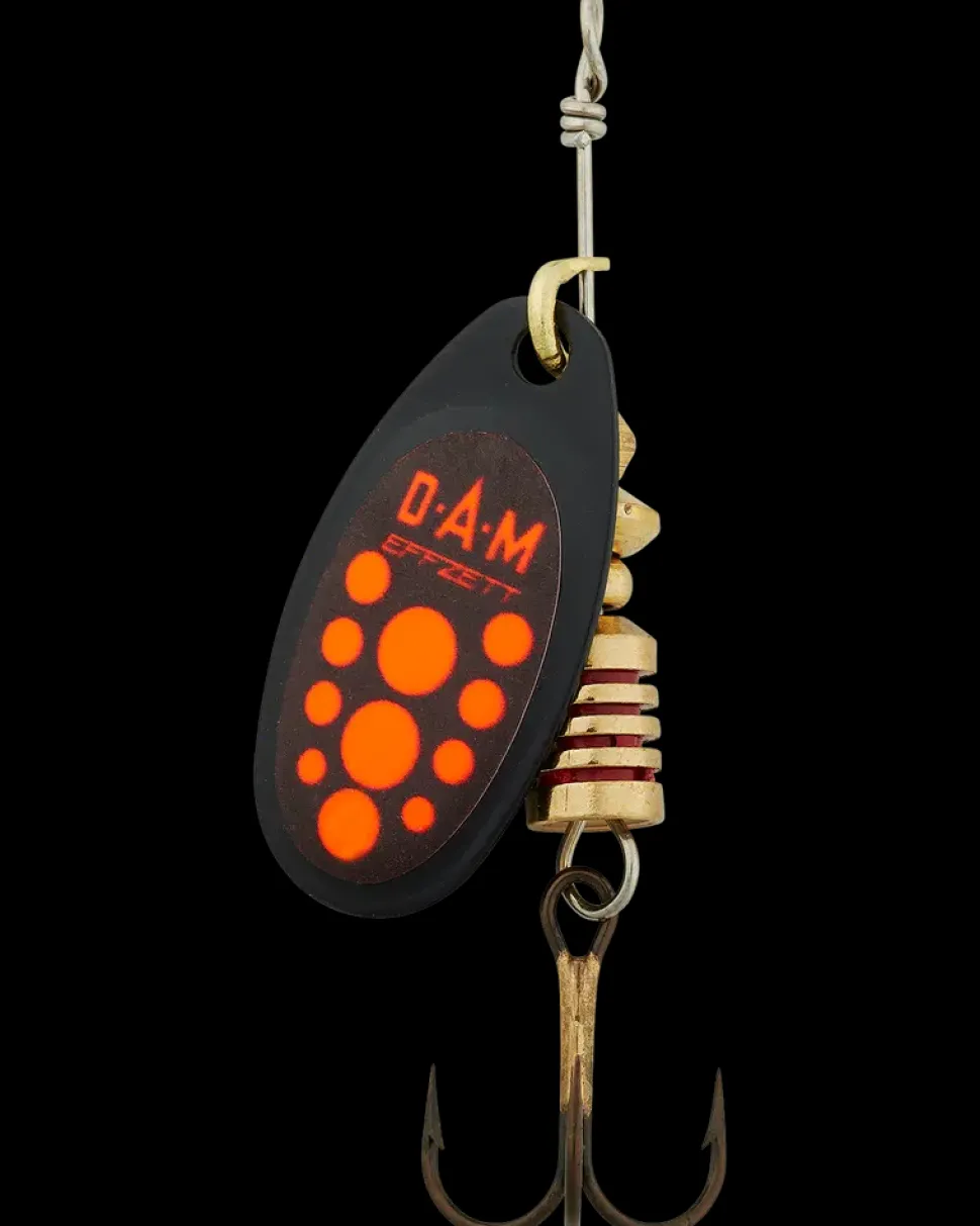 DAM Spinner 10 g #4 - Black Red