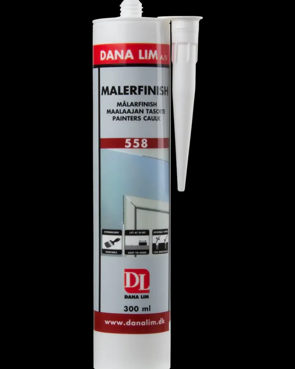 DANA LIM Malerfinish 300 ml - hvid
