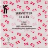 Dannebrog servietter 20-pak assorterede varianter