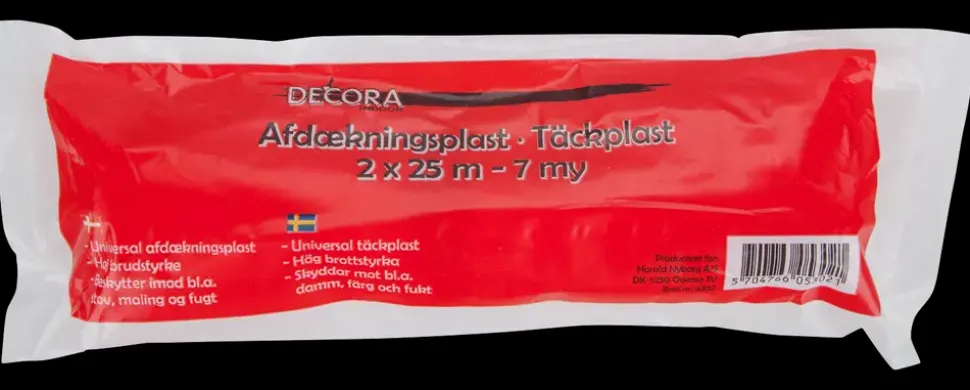 Decora Afdækningsplast 25 x 2 m 7 my