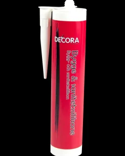 Decora Bygge-/sanitetssilikone 300 ml - klar