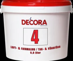 Decora Vægmaling 9 L glans 4 - hvid