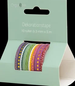Dekorationstape 10-pak - Assorteret design