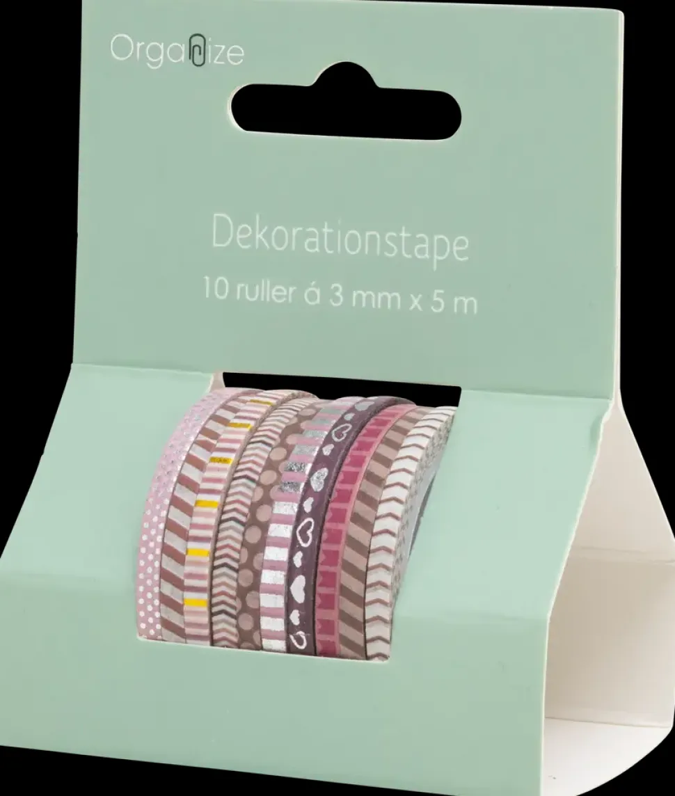 Dekorationstape 10-pak - Assorteret design