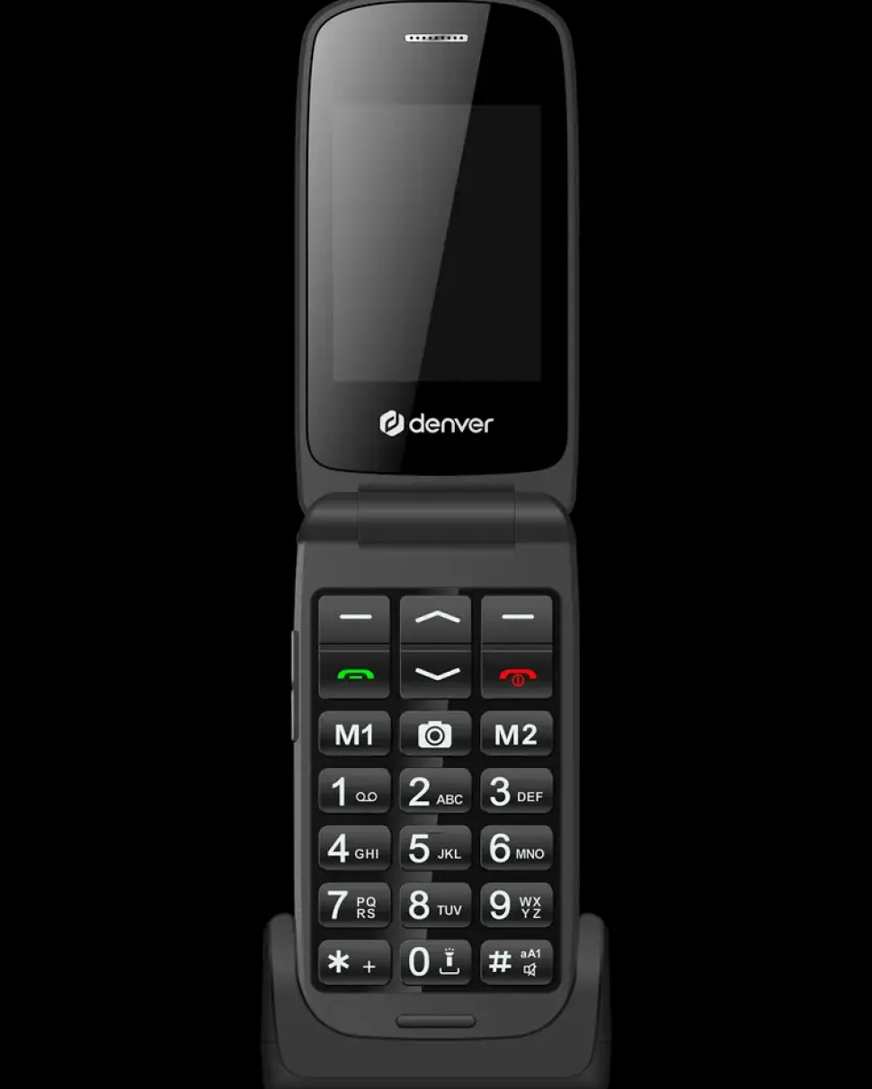 DENVER Klaptelefon BAS-24400MNB