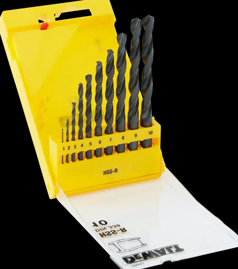DeWALT Metalbor HSS 10 dele